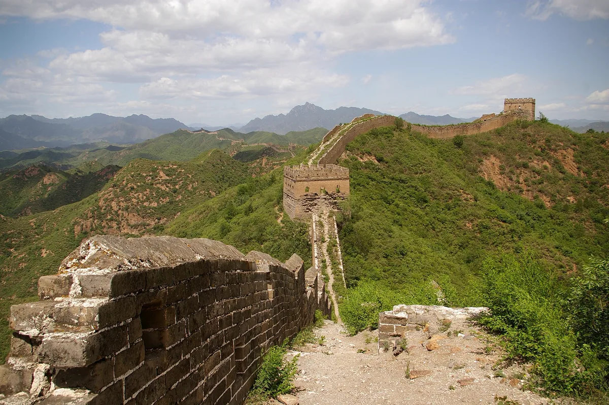 Great Wall of China near Jinshanling